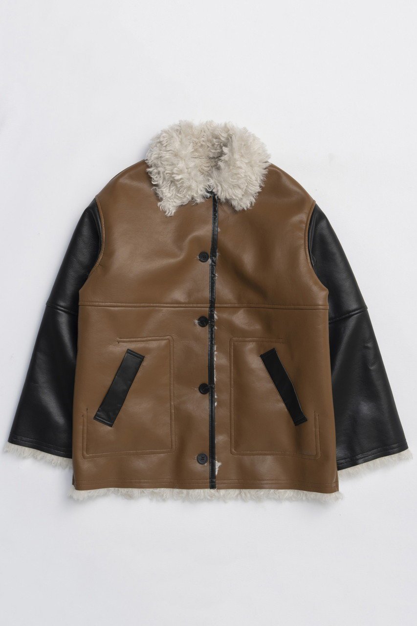 【メゾンスペシャル/MAISON SPECIAL】のReversible Mouton Coat/リバーシブルムートンコート インテリア・キッズ・メンズ・レディースファッション・服の通販 founy(ファニー)  ファッション Fashion レディースファッション Fashion for Women アウター Coat / Outerwear Collection コート・ロングコート・ピーコート Long Coats, Peacoats & More インナー Innerwear ウォーム Warm Fabric 今季 This Season, Current Season 定番 Standard, Basic Item 人気 Popular, Best Seller フェイクファー Faux Fur, Imitation Fur フェイクレザー Faux Leather, PU Leather フェミニン Feminine, Girly 防寒 Cold Protection, Winter-Ready ミックス Mix, Mixed Style ムートン Shearling, Mouton ロング Long, Long-Length 冬 Winter / This Winter 新作・新入荷 New Arrivals / New In MLT1(マルチカラー)|ID: prp329100004748559 ipo3291000000034337187