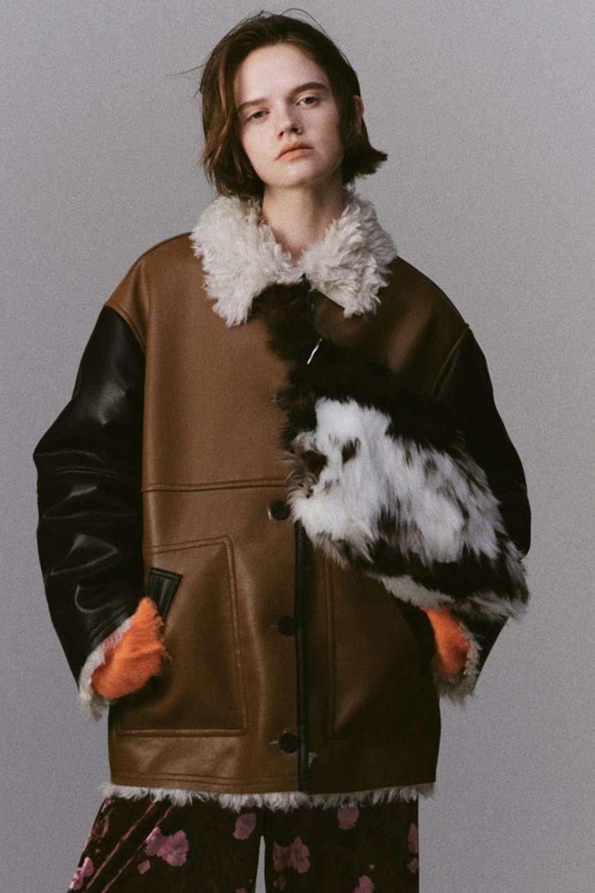 【メゾンスペシャル/MAISON SPECIAL】のReversible Mouton Coat/リバーシブルムートンコート 人気、トレンドファッション・服の通販 founy(ファニー)  ファッション Fashion レディースファッション Fashion for Women アウター Coat / Outerwear Collection コート・ロングコート・ピーコート Long Coats, Peacoats & More インナー Innerwear ウォーム Warm Fabric 今季 This Season, Current Season 定番 Standard, Basic Item 人気 Popular, Best Seller フェイクファー Faux Fur, Imitation Fur フェイクレザー Faux Leather, PU Leather フェミニン Feminine, Girly 防寒 Cold Protection, Winter-Ready ミックス Mix, Mixed Style ムートン Shearling, Mouton ロング Long, Long-Length 冬 Winter / This Winter 新作・新入荷 New Arrivals / New In other-4|ID: prp329100004748559 ipo3291000000034337190