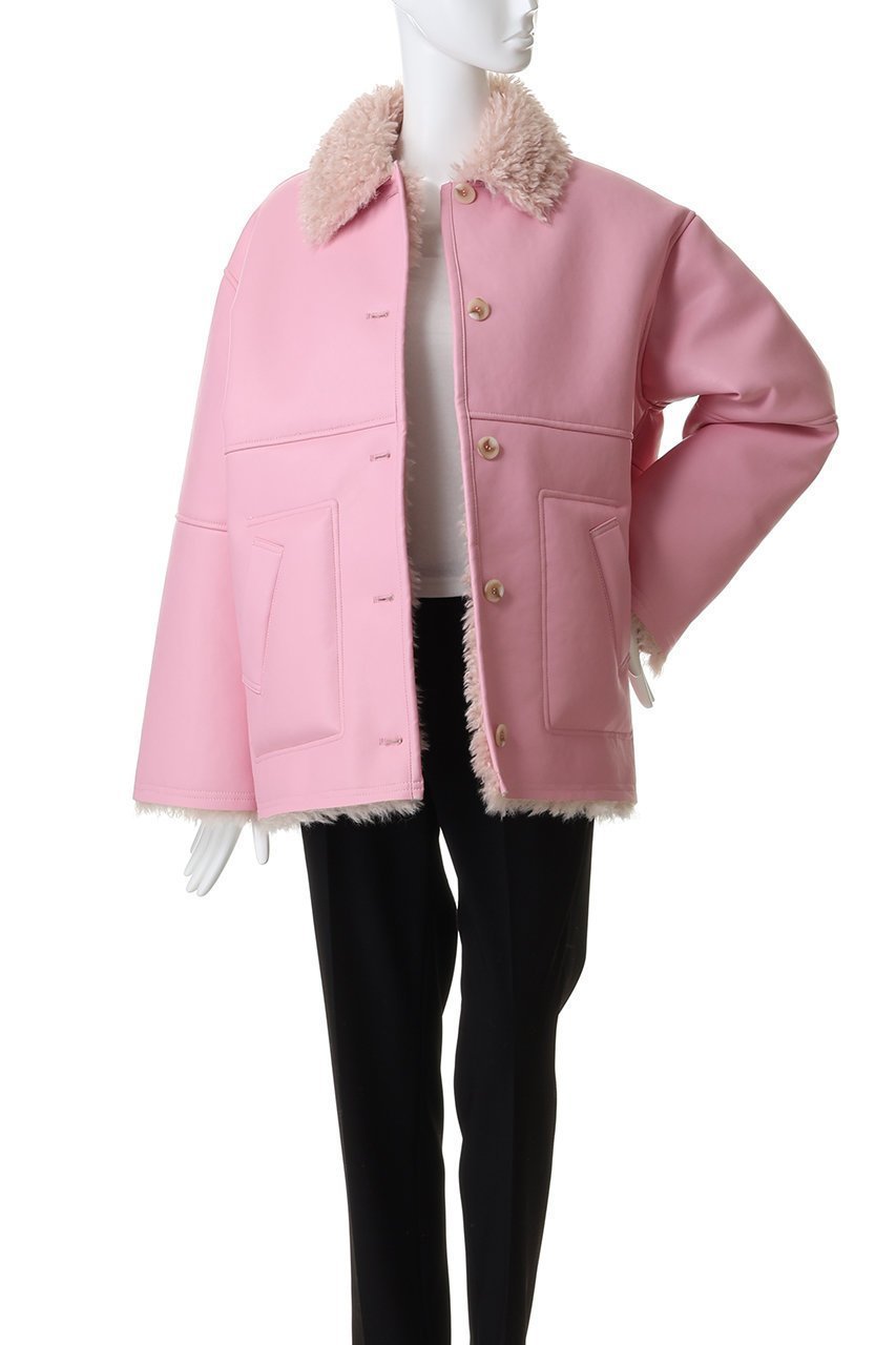 【メゾンスペシャル/MAISON SPECIAL】のReversible Mouton Coat/リバーシブルムートンコート 人気、トレンドファッション・服の通販 founy(ファニー) 　ファッション　Fashion　レディースファッション　Fashion for Women　アウター　Coat / Outerwear Collection　コート・ロングコート・ピーコート　Long Coats, Peacoats & More　インナー　Innerwear　ウォーム　Warm Fabric　今季　This Season, Current Season　定番　Standard, Basic Item　人気　Popular, Best Seller　フェイクファー　Faux Fur, Imitation Fur　フェイクレザー　Faux Leather, PU Leather　フェミニン　Feminine, Girly　防寒　Cold Protection, Winter-Ready　ミックス　Mix, Mixed Style　ムートン　Shearling, Mouton　ロング　Long, Long-Length　冬　Winter / This Winter　other-7|ID: prp329100004748559 ipo3291000000036750235