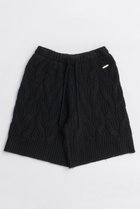 【メゾンスペシャル/MAISON SPECIAL】のCable Knit Shorts/ケーブルニットハーフパンツ BLK(ブラック)|ID: prp329100004748560 ipo3291000000034337192