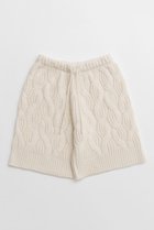 【メゾンスペシャル/MAISON SPECIAL】のCable Knit Shorts/ケーブルニットハーフパンツ O.WHT(オフホワイト)|ID: prp329100004748560 ipo3291000000034337193