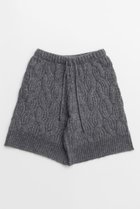 【メゾンスペシャル/MAISON SPECIAL】のCable Knit Shorts/ケーブルニットハーフパンツ GRY(グレー)|ID: prp329100004748560 ipo3291000000034337194