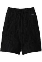 【メゾンスペシャル/MAISON SPECIAL】のCable Knit Shorts/ケーブルニットハーフパンツ BLK(ブラック)|ID: prp329100004748560 ipo3291000000035385758