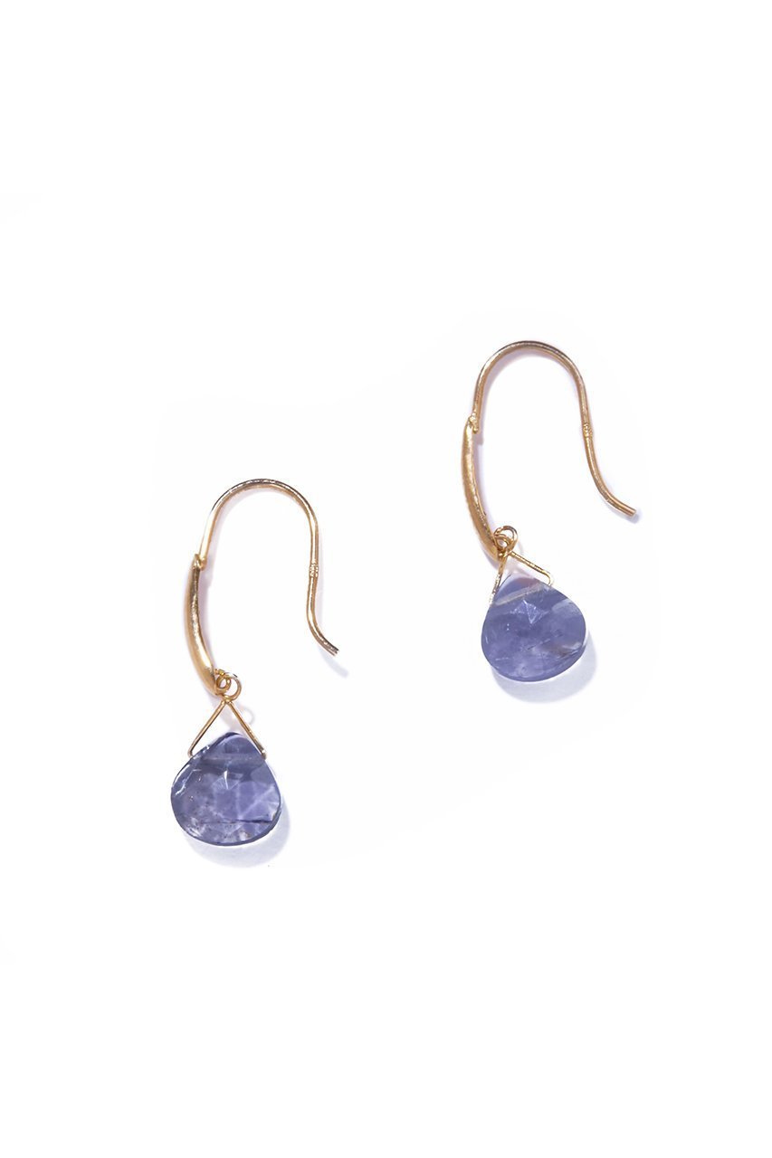 【ルボンボン/les bonbon】のserendip iolite ピアス インテリア・キッズ・メンズ・レディースファッション・服の通販 founy(ファニー) 　ファッション　Fashion　レディースファッション　Fashion for Women　ジュエリー　Jewelry　ファッションリング　Fashion Rings　イヤリング・フープ・ドロップタイプ　Hoop, Drop & Clip Earrings　イヤリング　Earrings　チェーン　Chain, Chain Strap　リュクス　Luxury, Elegant, High-End, Chic　イエローゴールド|ID: prp329100004749991 ipo3291000000034345985