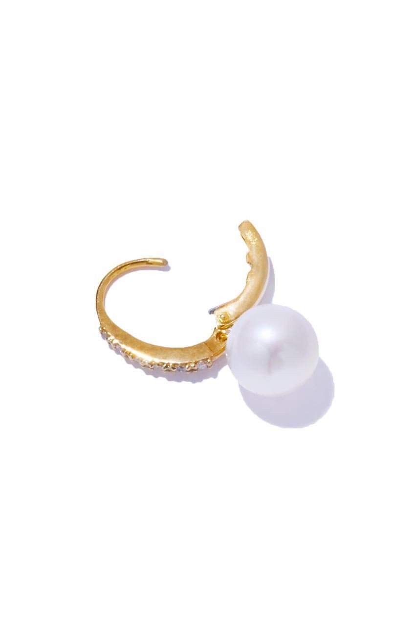 【ルボンボン/les bonbon】のhalf eternity pearl ピアス 人気、トレンドファッション・服の通販 founy(ファニー) 　ファッション　Fashion　レディースファッション　Fashion for Women　ジュエリー　Jewelry　ファッションリング　Fashion Rings　イヤリング・フープ・ドロップタイプ　Hoop, Drop & Clip Earrings　イヤリング　Earrings　ダイヤモンド　Diamond, Brilliant Cut　パール　Pearl, Pearl Accent　フープ　Hoop, Hoop Earrings　エレガント 上品　Elegant　other-4|ID: prp329100004750002 ipo3291000000034346044