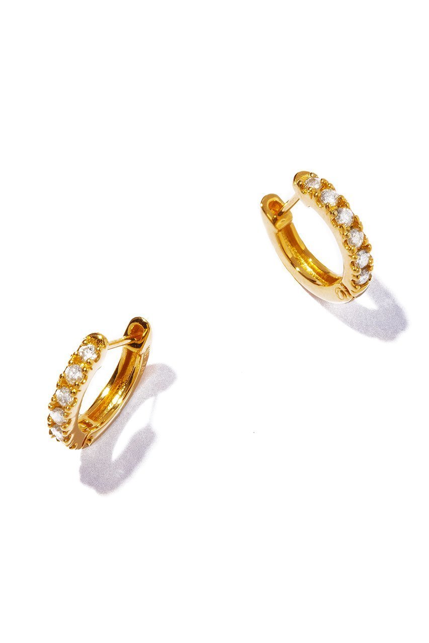 【ルボンボン/les bonbon】のK18 half diamond hoop ピアス 人気、トレンドファッション・服の通販 founy(ファニー)  ファッション Fashion レディースファッション Fashion for Women ジュエリー Jewelry ファッションリング Fashion Rings イヤリング・フープ・ドロップタイプ Hoop, Drop & Clip Earrings イヤリング Earrings スマート Smart, Elegant ダイヤモンド Diamond, Brilliant Cut フープ Hoop, Hoop Earrings モダン Modern, Contemporary リュクス Luxury, Elegant, High-End, Chic 再入荷 Restock / Back in Stock other-3|ID: prp329100004750042 ipo3291000000034346250