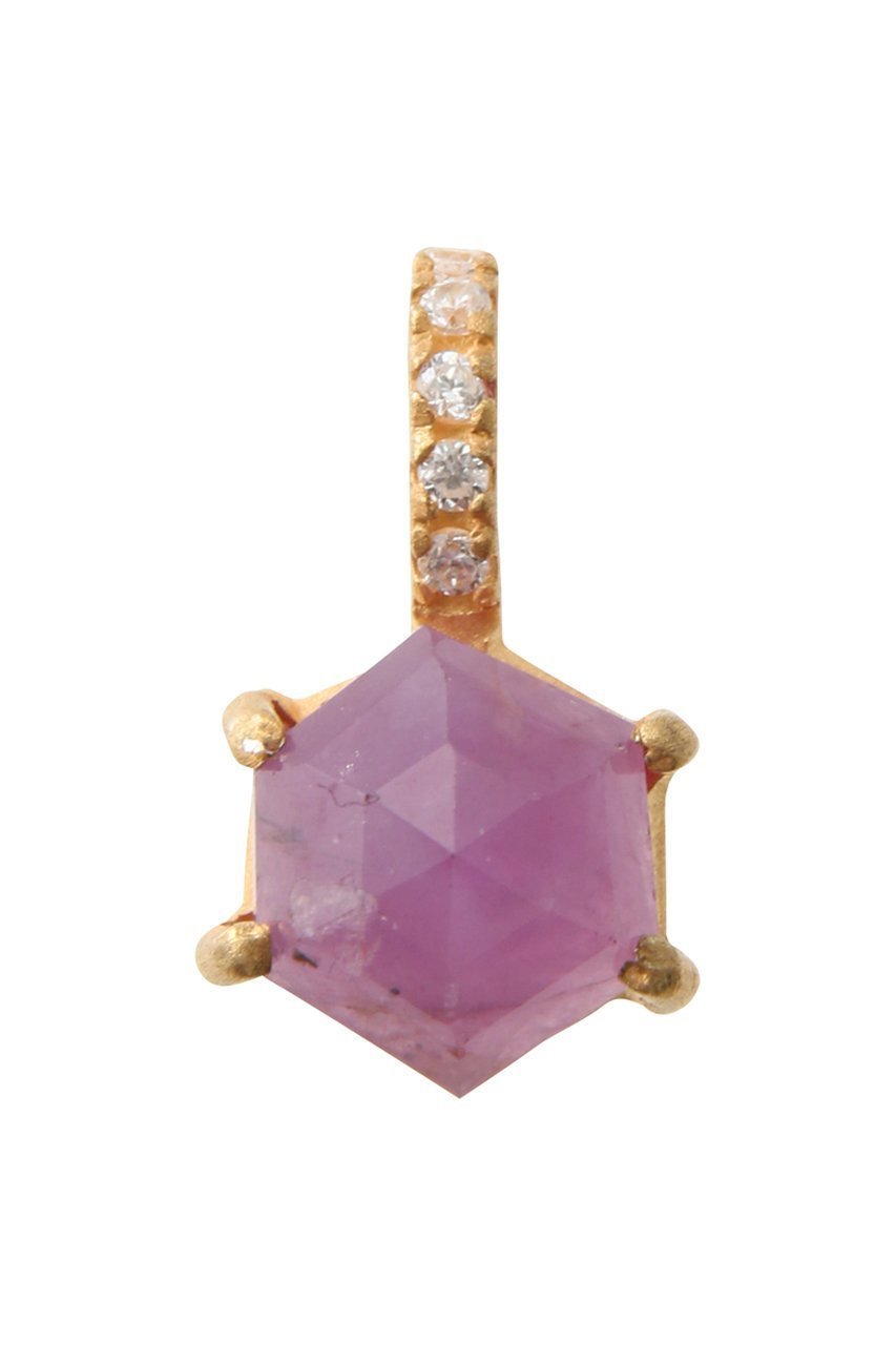 【クイコー/Kui Co】のサファイア チャーム インテリア・キッズ・メンズ・レディースファッション・服の通販 founy(ファニー) 　ファッション　Fashion　レディースファッション　Fashion for Women　ジュエリー　Jewelry　チャーム　Charm, Pendant　デコルテ　Décolleté, Neckline　ネックレス　Necklace, Pendant Necklace　パープル|ID: prp329100004750069 ipo3291000000036183973