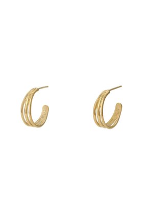 【デイジー ロンドン/DAISY LONDON】 Triple Wave Hoop ピアス人気、トレンドファッション・服の通販 founy(ファニー) ファッション Fashion レディースファッション Fashion for Women ジュエリー Jewelry ファッションリング Fashion Rings イヤリング・フープ・ドロップタイプ Hoop, Drop & Clip Earrings イヤリング Earrings パーティ Party, Party Style フープ Hoop, Hoop Earrings モダン Modern, Contemporary 新作・新入荷 New Arrivals / New In |ID:prp329100004750086