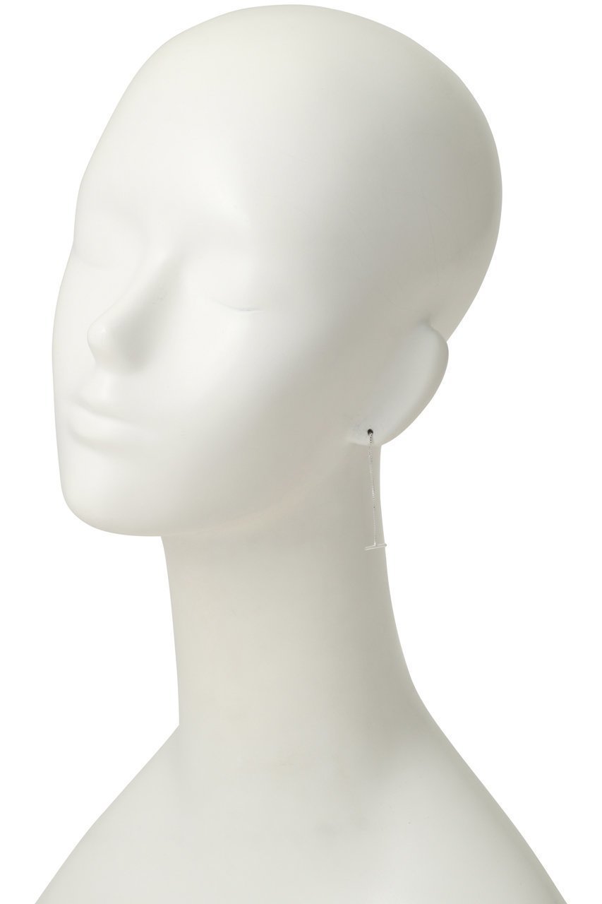 【デイジー ロンドン/DAISY LONDON】のEstee Lalonde T Bar Box Chain ピアス 人気、トレンドファッション・服の通販 founy(ファニー) 　ファッション　Fashion　レディースファッション　Fashion for Women　ジュエリー　Jewelry　ファッションリング　Fashion Rings　イヤリング・フープ・ドロップタイプ　Hoop, Drop & Clip Earrings　イヤリング　Earrings　シルバー　Silver, Metallic Silver　シンプル　Simple, Minimal　チェーン　Chain, Chain Strap　モダン　Modern, Contemporary　other-2|ID: prp329100004750093 ipo3291000000034346498