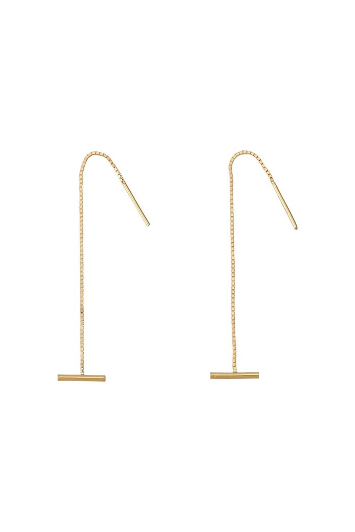 【デイジー ロンドン/DAISY LONDON】のEstee Lalonde T Bar Box Chain ピアス インテリア・キッズ・メンズ・レディースファッション・服の通販 founy(ファニー) https://founy.com/ ファッション Fashion レディースファッション Fashion for Women ジュエリー Jewelry ファッションリング Fashion Rings イヤリング・フープ・ドロップタイプ Hoop, Drop & Clip Earrings イヤリング Earrings モダン Modern, Contemporary モチーフ Motif, Design Theme |ID: prp329100004750094 ipo3291000000034346501