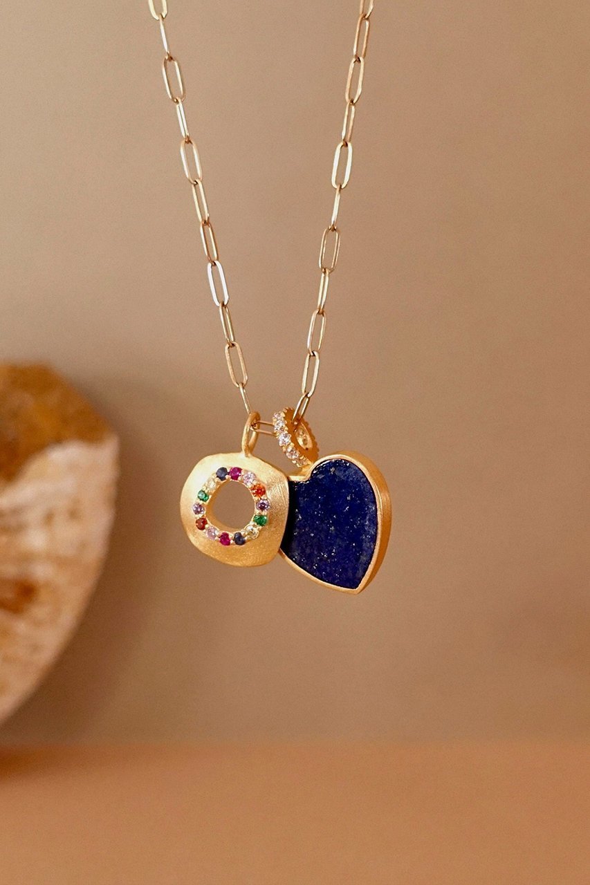 【クイコー/Kui Co】のマルチサファイア メタルチャーム 人気、トレンドファッション・服の通販 founy(ファニー) 　ファッション　Fashion　レディースファッション　Fashion for Women　シンプル　Simple, Minimal　ストーン　Stone, Gem-Like　チェーン　Chain, Chain Strap　チャーム　Charm, Pendant　メタル　Metal, Metal Parts　エレガント 上品　Elegant　other-4|ID: prp329100004750119 ipo3291000000035454797