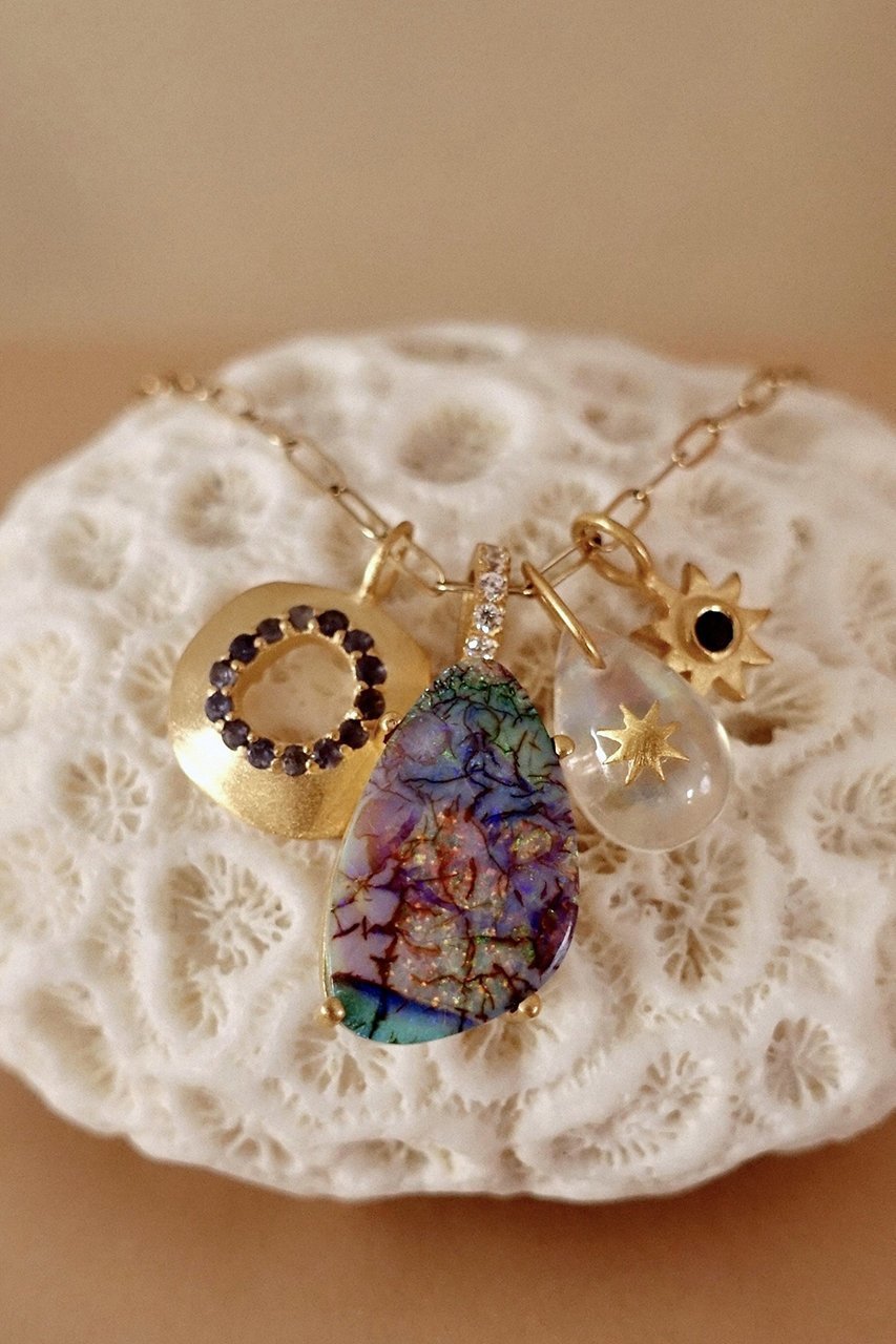 【クイコー/Kui Co】のアイオライト メタルチャーム 人気、トレンドファッション・服の通販 founy(ファニー) ファッション Fashion レディースファッション Fashion for Women コレクション Collection, Seasonal Line サークル Circle, Round Design シンプル Simple, Minimal チャーム Charm, Pendant フォルム Silhouette, Form メタル Metal, Metal Parts エレガント 上品 Elegant other-4|ID: prp329100004750122 ipo3291000000034526089