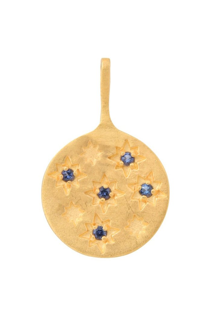 【クイコー/Kui Co】のサファイア ラウンドメタルチャーム インテリア・キッズ・メンズ・レディースファッション・服の通販 founy(ファニー) https://founy.com/ ファッション Fashion レディースファッション Fashion for Women ジュエリー Jewelry なめらか Smooth, Silky Texture ジュエリー Jewelry, Accessories チャーム Charm, Pendant エレガント 上品 Elegant |ID: prp329100004750124 ipo3291000000035565167