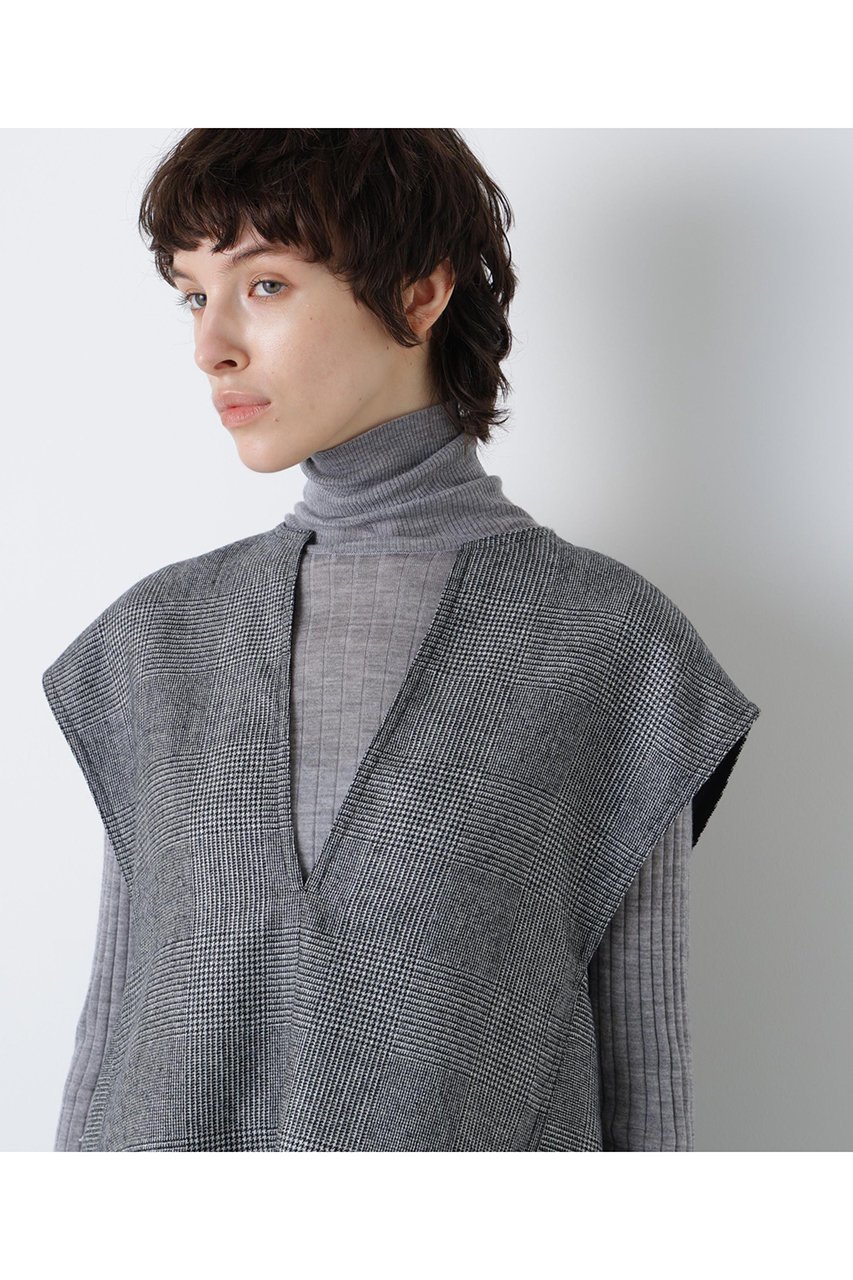 【ヒューエルミュージアム/hueLe Museum】の【STUMBLY】Back Peplum Gilet BL 人気、トレンドファッション・服の通販 founy(ファニー)  ファッション Fashion レディースファッション Fashion for Women アウター Coat / Outerwear Collection トップス・カットソー Cut & Sew Tops キャミソール&ノースリーブ Camisoles & Sleeveless Tops シャツ・ブラウス・オフィスカジュアル Elegant Blouses & Button-Ups ベスト&ジレ / 重ね着スタイル Vests & Gilets なめらか Smooth, Silky Texture ノースリーブ Sleeveless, No-Sleeve フロント Front, Front Design ペプラム Peplum, Flared Hem 新作・新入荷 New Arrivals / New In other-6|ID: prp329100004750130 ipo3291000000034346659