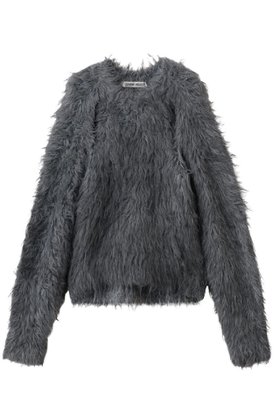 【プランク プロジェクト/PRANK PROJECT】 シャギーニットPO / Shaggy Knit PO人気、トレンドファッション・服の通販 founy(ファニー) ファッション Fashion レディースファッション Fashion for Women トップス・カットソー Cut & Sew Tops ニット Knit Tops & Sweaters カジュアルプルオーバー・ニットトップス Pullovers & Knit Tops / Casual Pullovers スリット Slit, Slit Detail スリーブ Sleeve, Long Sleeve / Short Sleeve ベスト Vest, Waistcoat ボレロ Bolero, Short Cardigan ロング Long, Long-Length |ID:prp329100004750132