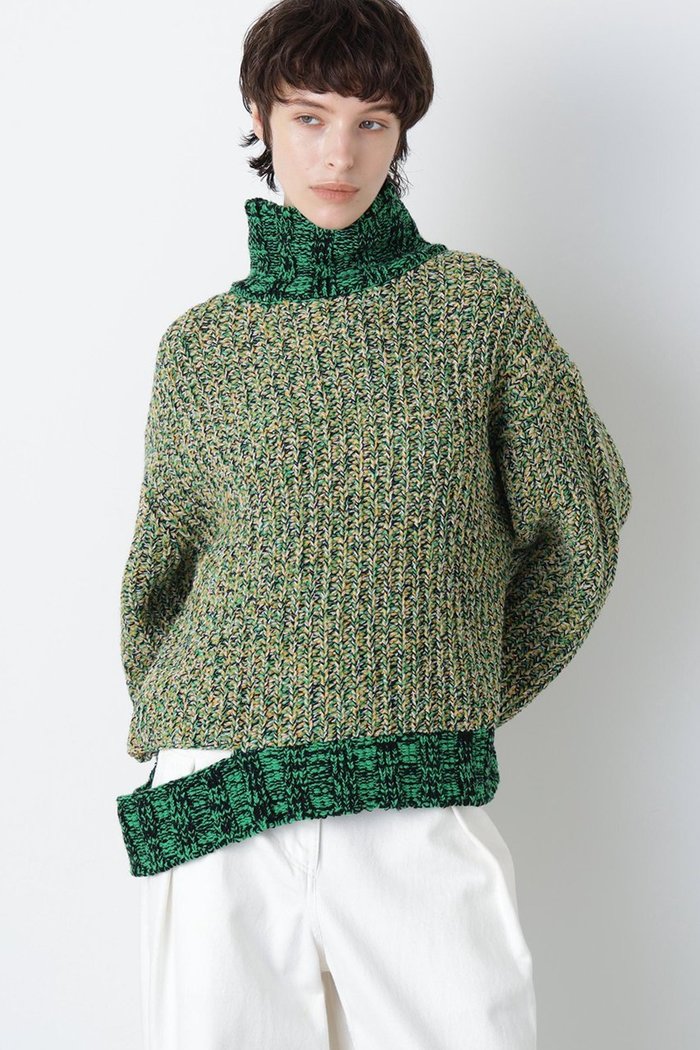 【ヒューエルミュージアム/hueLe Museum】の【STUMBLY】Mixed Color Yarn Pullover インテリア・キッズ・メンズ・レディースファッション・服の通販 founy(ファニー) https://founy.com/ ファッション Fashion レディースファッション Fashion for Women トップス・カットソー Cut & Sew Tops ニット Knit Tops & Sweaters カジュアルプルオーバー・ニットトップス Pullovers & Knit Tops / Casual Pullovers セーター Sweater, Knitwear ハイネック High Neck, Mock Neck ミックス Mix, Mixed Style リラックス Relax, Relaxed Fit |ID: prp329100004750138 ipo3291000000034346729