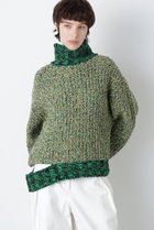 【ヒューエルミュージアム/hueLe Museum】の【STUMBLY】Mixed Color Yarn Pullover 人気、トレンドファッション・服の通販 founy(ファニー) ファッション Fashion レディースファッション Fashion for Women トップス・カットソー Cut & Sew Tops ニット Knit Tops & Sweaters カジュアルプルオーバー・ニットトップス Pullovers & Knit Tops / Casual Pullovers セーター Sweater, Knitwear ハイネック High Neck, Mock Neck ミックス Mix, Mixed Style リラックス Relax, Relaxed Fit thumbnail グリーン|ID: prp329100004750138 ipo3291000000034346729