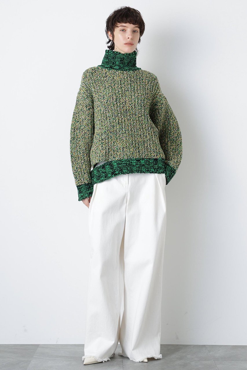 【ヒューエルミュージアム/hueLe Museum】の【STUMBLY】Mixed Color Yarn Pullover 人気、トレンドファッション・服の通販 founy(ファニー) ファッション Fashion レディースファッション Fashion for Women トップス・カットソー Cut & Sew Tops ニット Knit Tops & Sweaters カジュアルプルオーバー・ニットトップス Pullovers & Knit Tops / Casual Pullovers セーター Sweater, Knitwear ハイネック High Neck, Mock Neck ミックス Mix, Mixed Style リラックス Relax, Relaxed Fit other-2|ID: prp329100004750138 ipo3291000000034346730