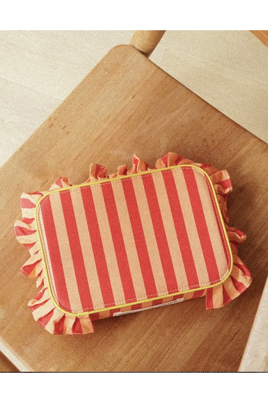 【デイジー ロンドン/DAISY LONDON】のColours Of Arley Peach & Pistachio ジュエリーケース 人気、トレンドファッション・服の通販 founy(ファニー) ファッション Fashion レディースファッション Fashion for Women ポーチ&ミニバッグ Pouches & Mini Bags ジュエリー Jewelry, Accessories ストライプ Stripe, Striped Pattern フリル Frill, Ruffle ポーチ Pouch, Small Case ランジェリー Lingerie, Intimate Wear 人気 Popular, Best Seller other-8|ID: prp329100004750139 ipo3291000000034376919