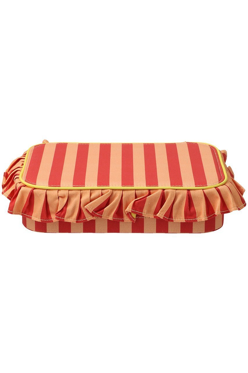 【デイジー ロンドン/DAISY LONDON】のColours Of Arley Peach & Pistachio ジュエリーケース インテリア・キッズ・メンズ・レディースファッション・服の通販 founy(ファニー) 　ファッション　Fashion　レディースファッション　Fashion for Women　ポーチ&ミニバッグ　Pouches & Mini Bags　ジュエリー　Jewelry, Accessories　ストライプ　Stripe, Striped Pattern　フリル　Frill, Ruffle　ポーチ　Pouch, Small Case　ランジェリー　Lingerie, Intimate Wear　人気　Popular, Best Seller　ピーチ|ID: prp329100004750139 ipo3291000000036184162