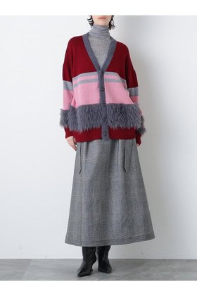 【ヒューエルミュージアム/hueLe Museum】の【STUMBLY】Belted Bicolor Stitch SK 人気、トレンドファッション・服の通販 founy(ファニー) ファッション Fashion レディースファッション Fashion for Women スカート Skirts ロングスカート Long Skirts / Maxi & Midi Skirts なめらか Smooth, Silky Texture フロント Front, Front Design ロング Long, Long-Length |ID:prp329100004750140