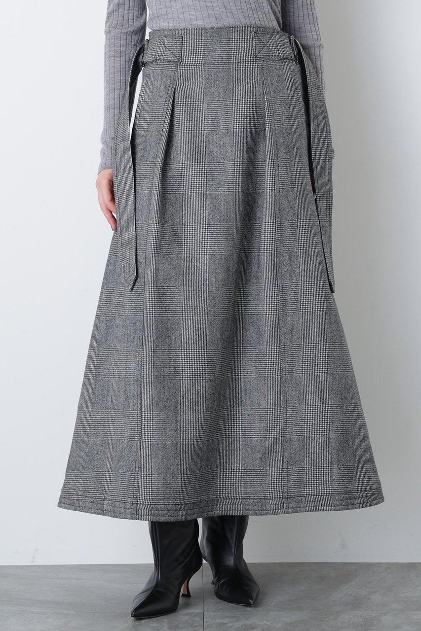 【ヒューエルミュージアム/hueLe Museum】の【STUMBLY】Belted Bicolor Stitch SK 人気、トレンドファッション・服の通販 founy(ファニー) ファッション Fashion レディースファッション Fashion for Women スカート Skirts ロングスカート Long Skirts / Maxi & Midi Skirts なめらか Smooth, Silky Texture フロント Front, Front Design ロング Long, Long-Length other-4|ID: prp329100004750140 ipo3291000000036184176