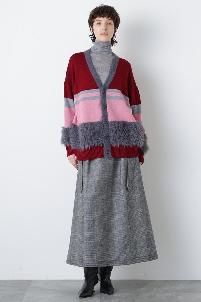 【ヒューエルミュージアム/hueLe Museum】の【STUMBLY】Belted Bicolor Stitch SK インテリア・キッズ・メンズ・レディースファッション・服の通販 founy(ファウニー) https://founy.com/ ファッション Fashion レディースファッション Fashion for Women スカート Skirts ロングスカート Long Skirts / Maxi & Midi Skirts なめらか Smooth, Silky Texture フロント Front, Front Design ロング Long, Long-Length |ID: prp329100004750140 ipo3291000000036750595