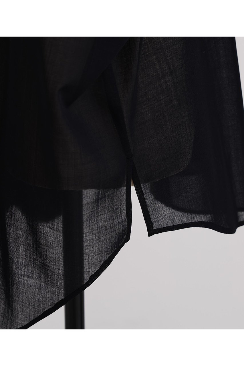 【ヒューエルミュージアム/hueLe Museum】の【STUMBLY】Sheer Volume Sleeve Shirt 人気、トレンドファッション・服の通販 founy(ファニー) 　ファッション　Fashion　レディースファッション　Fashion for Women　トップス・カットソー　Cut & Sew Tops　シャツ・ブラウス・オフィスカジュアル　Elegant Blouses & Button-Ups　ボリューム袖・フリルスリーブブラウス　Voluminous & Ruffle Sleeves / Puffy Sleeve Tops　ギャザー　Gathered, Ruffled　スリーブ　Sleeve, Long Sleeve / Short Sleeve　ドロップ　Drop Shoulder, Dropped Style　ロング　Long, Long-Length　エレガント 上品　Elegant　other-5|ID: prp329100004750142 ipo3291000000035504118