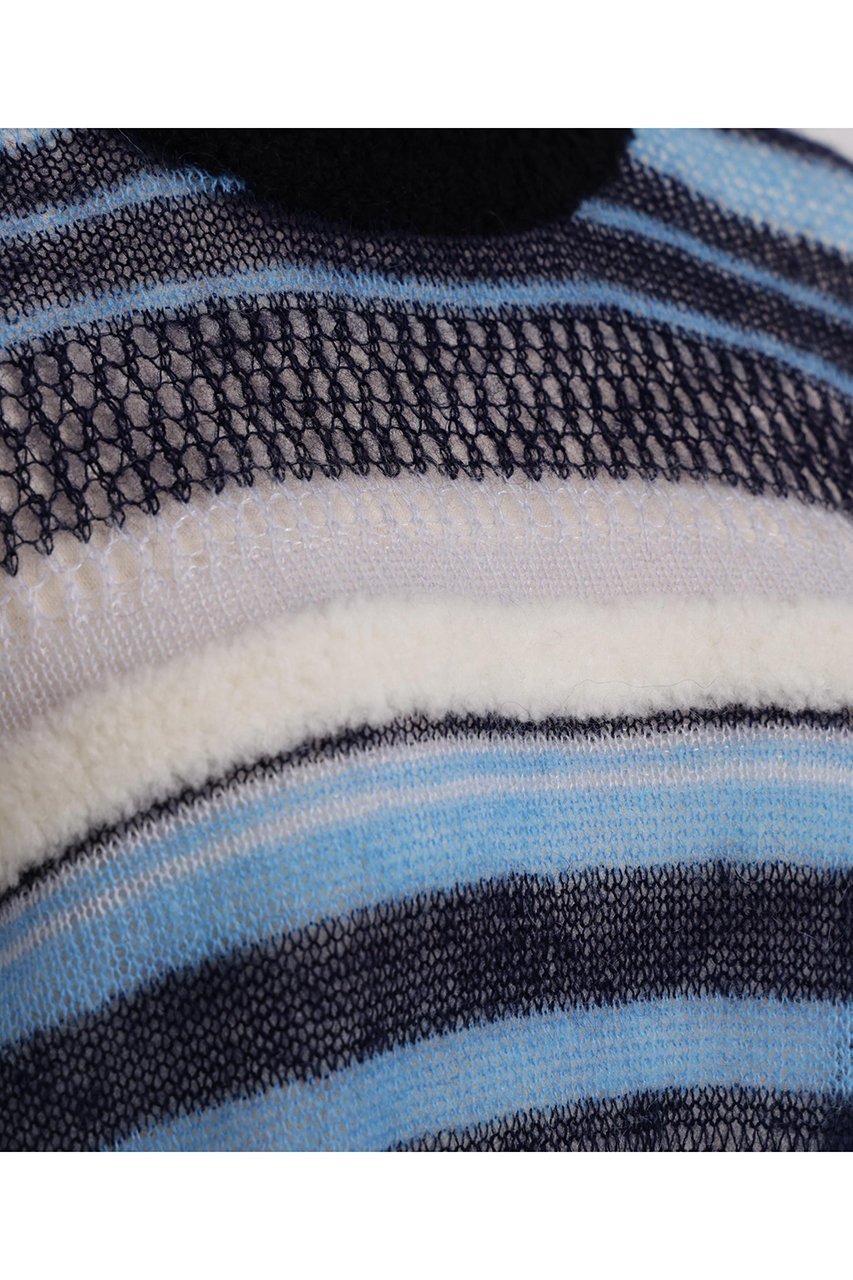 【ヒューエルミュージアム/hueLe Museum】の【STUMBLY】Sheer Mohair Pullover 人気、トレンドファッション・服の通販 founy(ファニー) ファッション Fashion レディースファッション Fashion for Women トップス・カットソー Cut & Sew Tops ニット Knit Tops & Sweaters カジュアルプルオーバー・ニットトップス Pullovers & Knit Tops / Casual Pullovers クロップド Cropped, Short Length メッシュ Mesh, Net Fabric ランダム Random, Irregular other-5|ID: prp329100004750149 ipo3291000000034484229