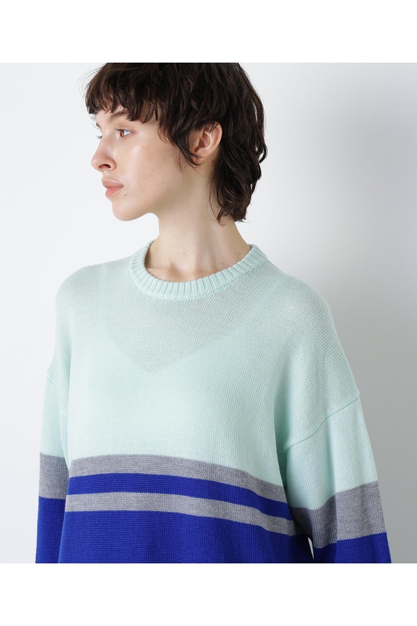 【ヒューエルミュージアム/hueLe Museum】の【STUMBLY】Fluffy Yarn Combi Pullover 人気、トレンドファッション・服の通販 founy(ファニー) 　ファッション　Fashion　レディースファッション　Fashion for Women　トップス・カットソー　Cut & Sew Tops　ニット　Knit Tops & Sweaters　カジュアルプルオーバー・ニットトップス　Pullovers & Knit Tops / Casual Pullovers　ビッグ　Big, Oversized　フレア　Flare, Flared　other-5|ID: prp329100004750151 ipo3291000000034346833