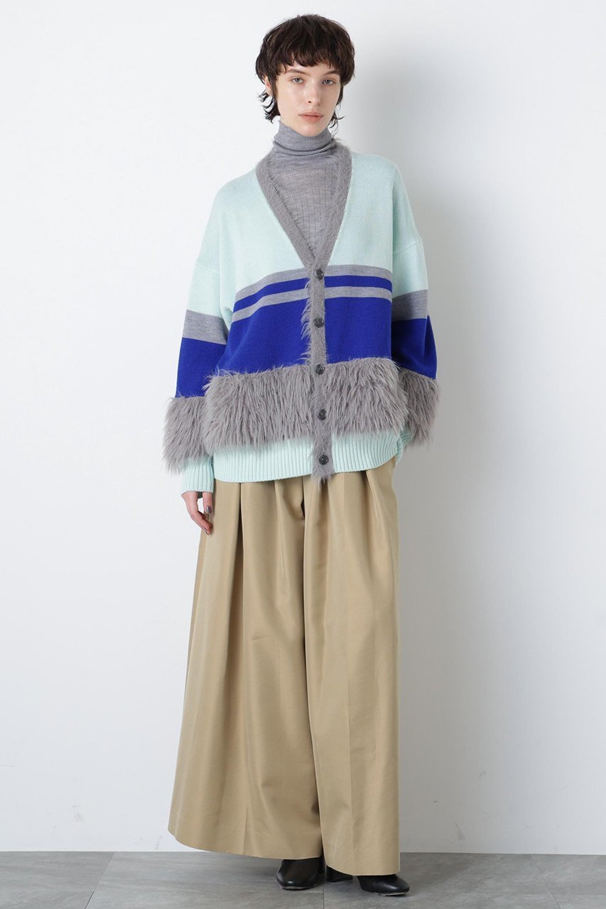 【ヒューエルミュージアム/hueLe Museum】の【STUMBLY】Fluffy Yarn Combi Cardigan 人気、トレンドファッション・服の通販 founy(ファニー) ファッション Fashion レディースファッション Fashion for Women トップス・カットソー Cut & Sew Tops ニット Knit Tops & Sweaters カーディガン・羽織り Layered Style Cardigans カジュアルプルオーバー・ニットトップス Pullovers & Knit Tops / Casual Pullovers カーディガン Cardigan, Knitwear ビッグ Big, Oversized A/W・秋冬 Autumn/Winter other-3|ID: prp329100004750152 ipo3291000000034484239