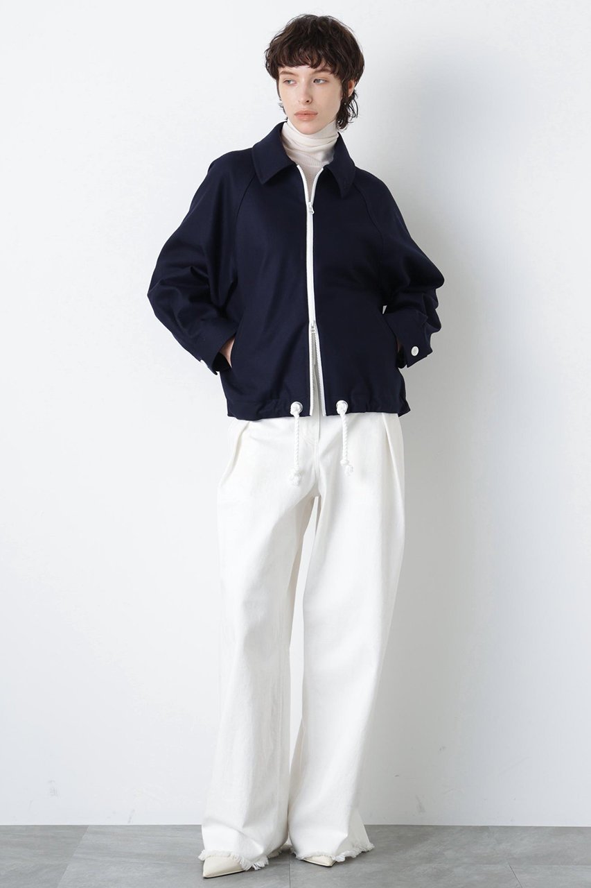 【ヒューエルミュージアム/hueLe Museum】の【STUMBLY】Bicolor Zip Swing Top 人気、トレンドファッション・服の通販 founy(ファニー)  ファッション Fashion レディースファッション Fashion for Women アウター Coat / Outerwear Collection レディースジャケット・軽アウター Jackets クラシック Classic, Timeless Style ジャケット Jacket, Outerwear フォルム Silhouette, Form メルトン Melton, Heavy Wool モダン Modern, Contemporary 新作・新入荷 New Arrivals / New In other-2|ID: prp329100004750156 ipo3291000000034346879