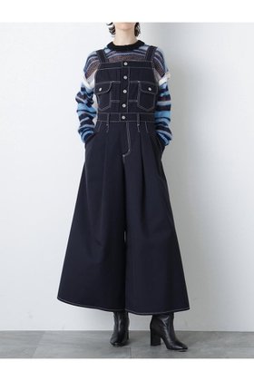 【ヒューエルミュージアム/hueLe Museum】の【STUMBLY】Super Wide Combinaison 人気、トレンドファッション・服の通販 founy(ファニー) ファッション Fashion レディースファッション Fashion for Women パンツ Pants & Trousers インナー Innerwear カットソー Cut and Sewn Top コンパクト Compact, Small Size コンビネゾン Jumpsuit, All-in-One ジャケット Jacket, Outerwear ヴィンテージ Vintage Style 新作・新入荷 New Arrivals / New In |ID:prp329100004750157