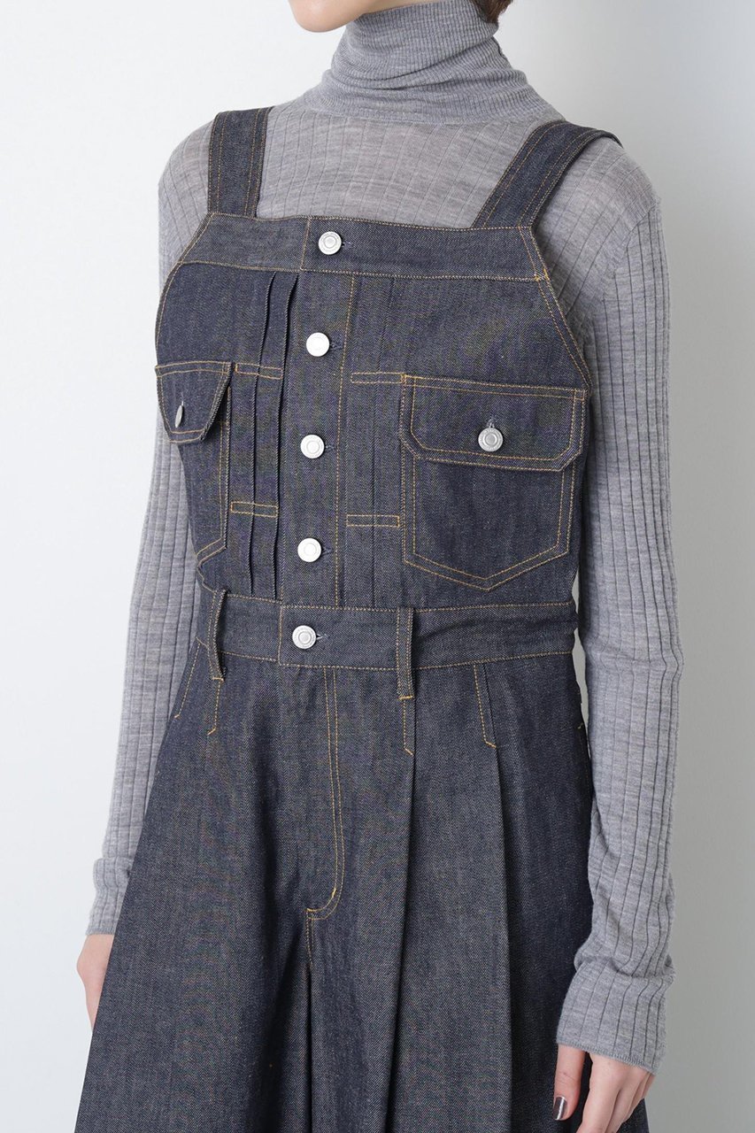 【ヒューエルミュージアム/hueLe Museum】の【STUMBLY】Super Wide Combinaison 人気、トレンドファッション・服の通販 founy(ファニー) 　ファッション　Fashion　レディースファッション　Fashion for Women　パンツ　Pants & Trousers　インナー　Innerwear　カットソー　Cut and Sewn Top　コンパクト　Compact, Small Size　コンビネゾン　Jumpsuit, All-in-One　ジャケット　Jacket, Outerwear　デニム　Denim, Jeans Material　ヴィンテージ　Vintage Style　other-5|ID: prp329100004750158 ipo3291000000036086547