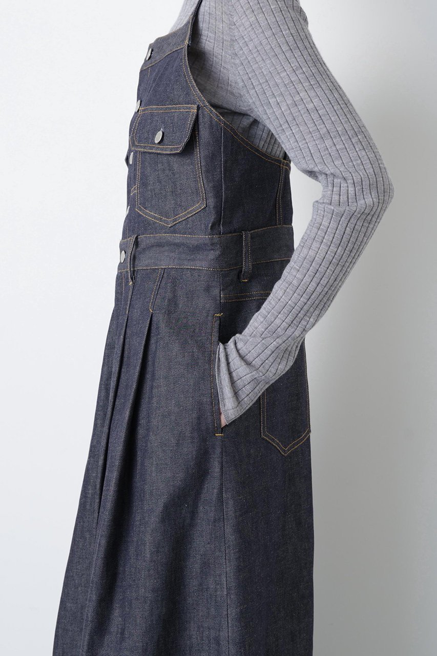 【ヒューエルミュージアム/hueLe Museum】の【STUMBLY】Super Wide Combinaison 人気、トレンドファッション・服の通販 founy(ファニー) 　ファッション　Fashion　レディースファッション　Fashion for Women　パンツ　Pants & Trousers　インナー　Innerwear　カットソー　Cut and Sewn Top　コンパクト　Compact, Small Size　コンビネゾン　Jumpsuit, All-in-One　ジャケット　Jacket, Outerwear　デニム　Denim, Jeans Material　ヴィンテージ　Vintage Style　other-7|ID: prp329100004750158 ipo3291000000036086550