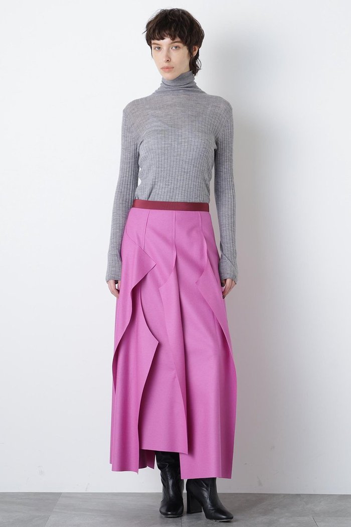 【ヒューエルミュージアム/hueLe Museum】の【STUMBLY】Jersey Melton Skirt インテリア・キッズ・メンズ・レディースファッション・服の通販 founy(ファニー) https://founy.com/ ファッション Fashion レディースファッション Fashion for Women スカート Skirts ロングスカート Long Skirts / Maxi & Midi Skirts カットオフ Cut-Off Design メルトン Melton, Heavy Wool ランダム Random, Irregular ロング Long, Long-Length 切替 Switching, Contrast Panel 別注 Limited Edition, Custom Order |ID: prp329100004750159 ipo3291000000036184228