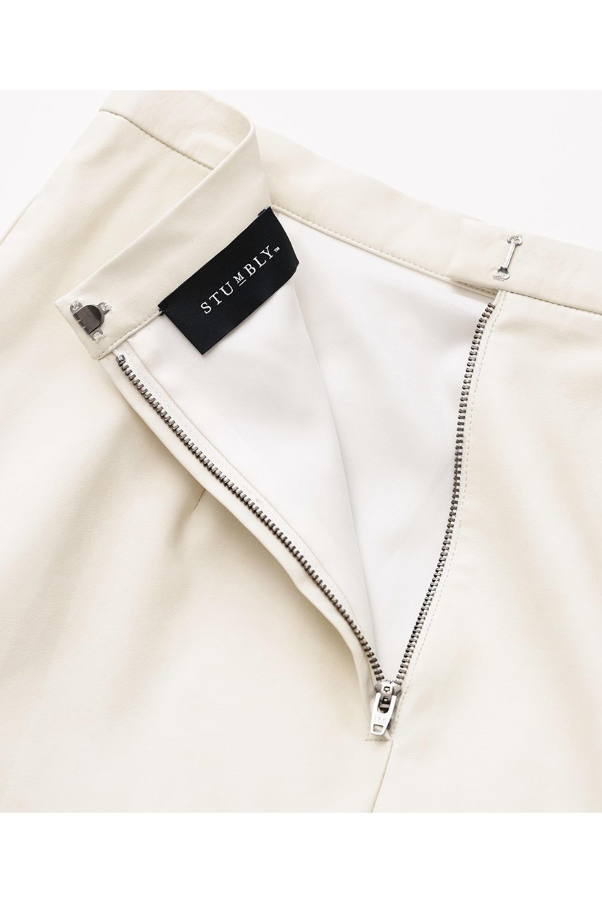 【ヒューエルミュージアム/hueLe Museum】の【STUMBLY】Tulle Combi Leather Like SK 人気、トレンドファッション・服の通販 founy(ファニー) 　ファッション　Fashion　レディースファッション　Fashion for Women　スカート　Skirts　ロングスカート　Long Skirts / Maxi & Midi Skirts　アンティーク　Antique-Inspired　チュール　Tulip, Tulip Motif　フェイクレザー　Faux Leather, PU Leather　プリーツ　Pleats, Pleated　ロング　Long, Long-Length　other-7|ID: prp329100004750160 ipo3291000000034484263