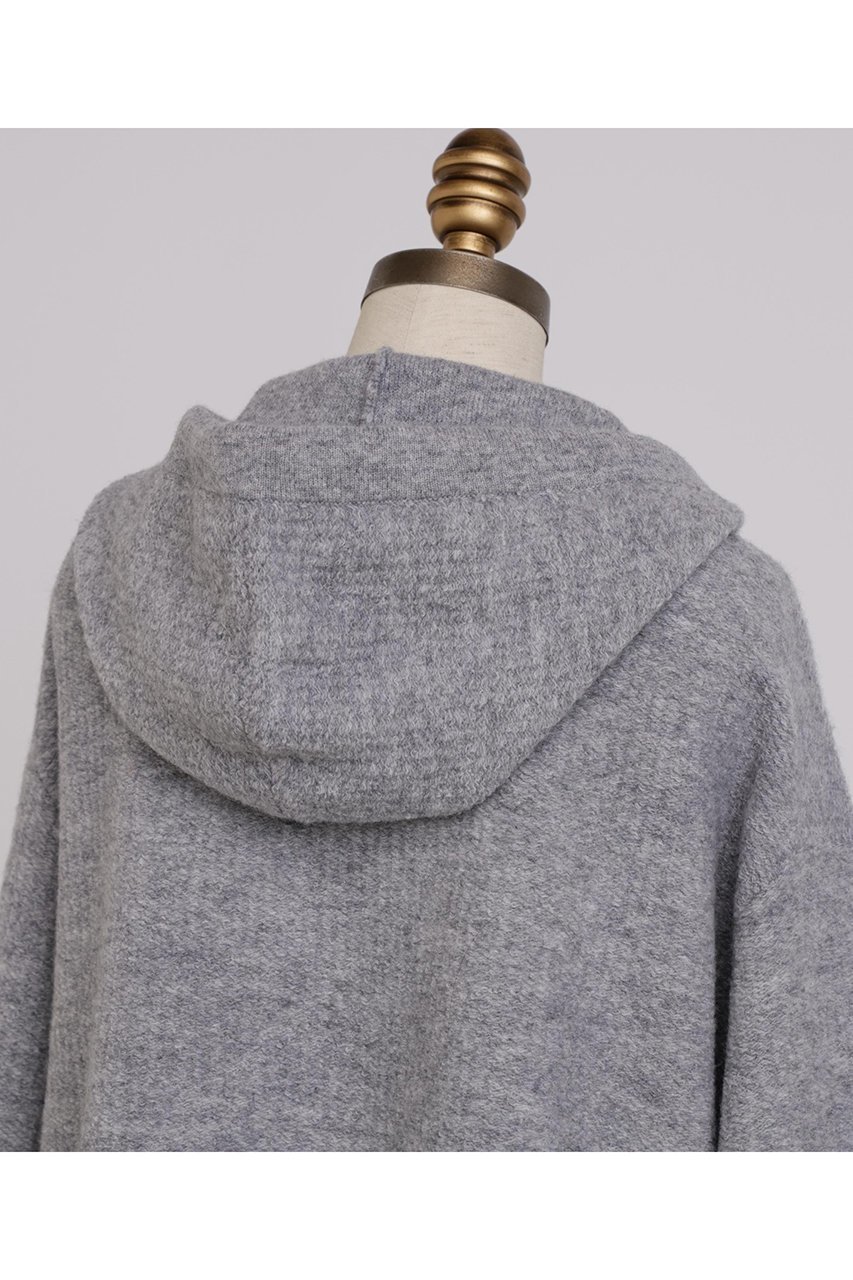 【ヒューエルミュージアム/hueLe Museum】の【hLM】パイルニットフーディー 人気、トレンドファッション・服の通販 founy(ファニー) 　ファッション　Fashion　レディースファッション　Fashion for Women　トップス・カットソー　Cut & Sew Tops　ニット　Knit Tops & Sweaters　カジュアルプルオーバー・ニットトップス　Pullovers & Knit Tops / Casual Pullovers　シンプル　Simple, Minimal　エレガント 上品　Elegant　other-8|ID: prp329100004750161 ipo3291000000035504128