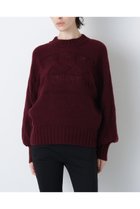 【ヒューエルミュージアム/hueLe Museum】の【hLM】ウールカシミヤケーブルニット ワイン|ID: prp329100004750163 ipo3291000000034346924