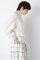 【ヒューエルミュージアム/hueLe Museum】の【hLM】ウールカシミヤケーブルニット ホワイト|ID: prp329100004750163 ipo3291000000036502707