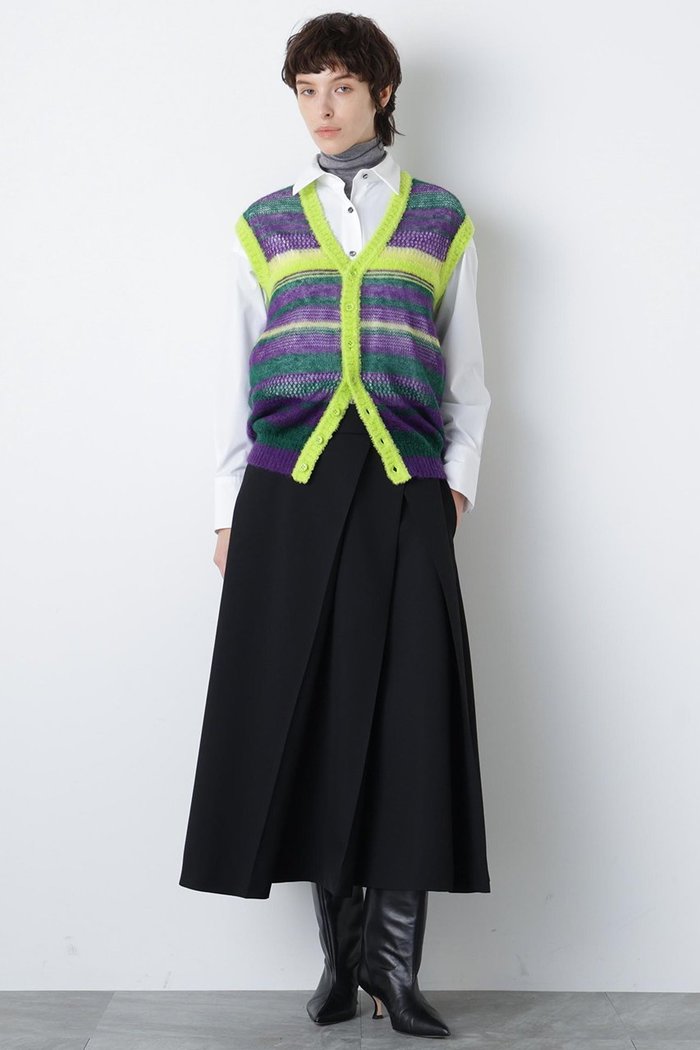 【ヒューエルミュージアム/hueLe Museum】の【hLM】タックフレアスカート インテリア・キッズ・メンズ・レディースファッション・服の通販 founy(ファニー) https://founy.com/ ファッション Fashion レディースファッション Fashion for Women スカート Skirts Aライン・フレアスカート A-Line & Flared Skirts エレガント 上品 Elegant クラシック Classic, Timeless Style シンプル Simple, Minimal ツイル Twist, Twisted Detail フォルム Silhouette, Form |ID: prp329100004750164 ipo3291000000036086578