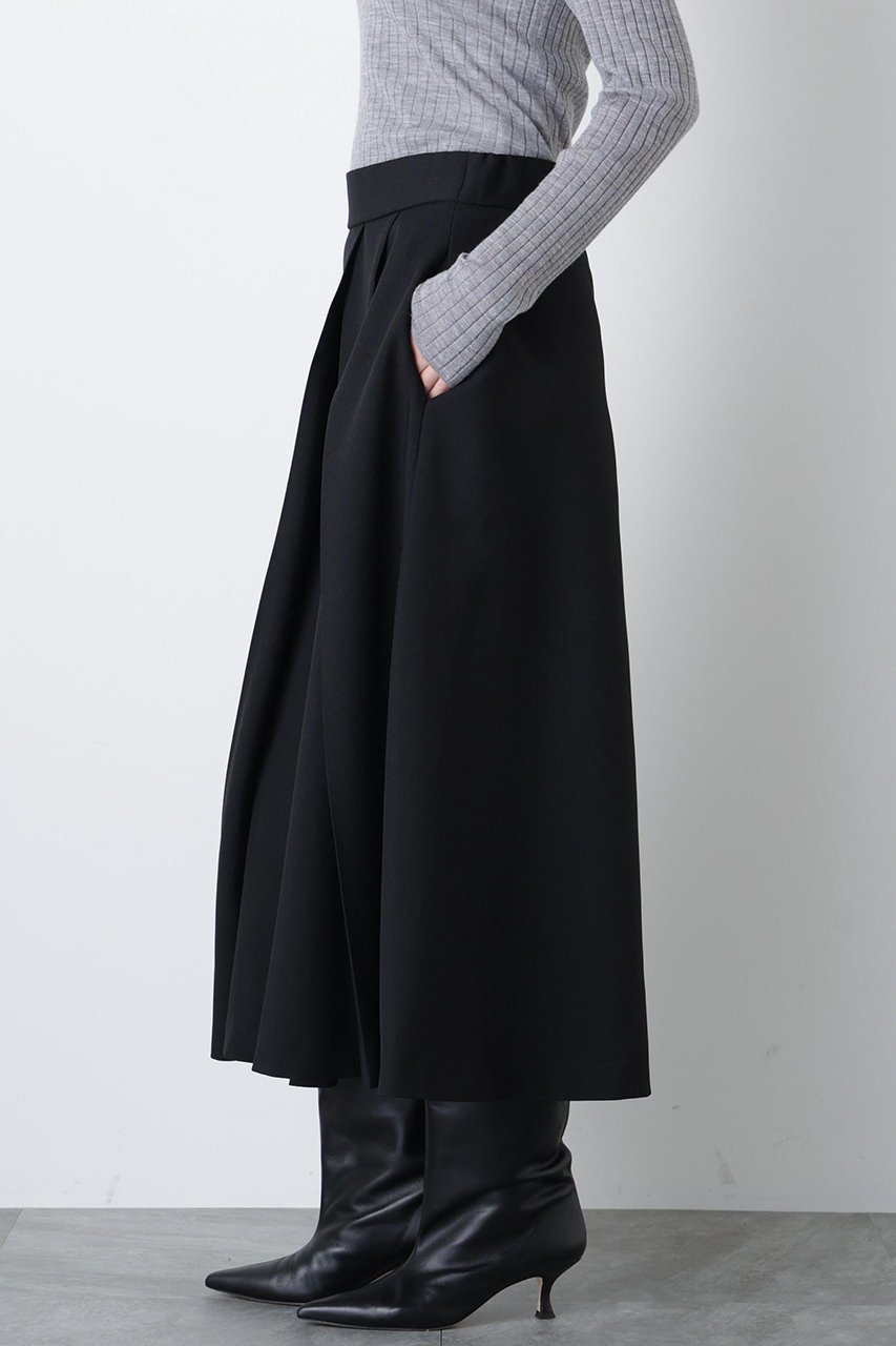 【ヒューエルミュージアム/hueLe Museum】の【hLM】タックフレアスカート 人気、トレンドファッション・服の通販 founy(ファニー) 　ファッション　Fashion　レディースファッション　Fashion for Women　スカート　Skirts　Aライン・フレアスカート　A-Line & Flared Skirts　エレガント 上品　Elegant　クラシック　Classic, Timeless Style　シンプル　Simple, Minimal　ツイル　Twist, Twisted Detail　フォルム　Silhouette, Form　other-4|ID: prp329100004750164 ipo3291000000036086585