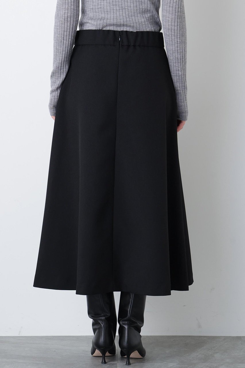 【ヒューエルミュージアム/hueLe Museum】の【hLM】タックフレアスカート 人気、トレンドファッション・服の通販 founy(ファニー) 　ファッション　Fashion　レディースファッション　Fashion for Women　スカート　Skirts　Aライン・フレアスカート　A-Line & Flared Skirts　エレガント 上品　Elegant　クラシック　Classic, Timeless Style　シンプル　Simple, Minimal　ツイル　Twist, Twisted Detail　フォルム　Silhouette, Form　other-5|ID: prp329100004750164 ipo3291000000036086587
