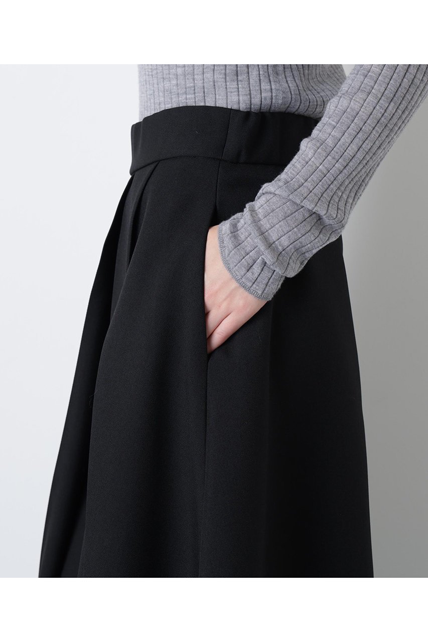 【ヒューエルミュージアム/hueLe Museum】の【hLM】タックフレアスカート 人気、トレンドファッション・服の通販 founy(ファニー) 　ファッション　Fashion　レディースファッション　Fashion for Women　スカート　Skirts　Aライン・フレアスカート　A-Line & Flared Skirts　エレガント 上品　Elegant　クラシック　Classic, Timeless Style　シンプル　Simple, Minimal　ツイル　Twist, Twisted Detail　フォルム　Silhouette, Form　other-7|ID: prp329100004750164 ipo3291000000036086590