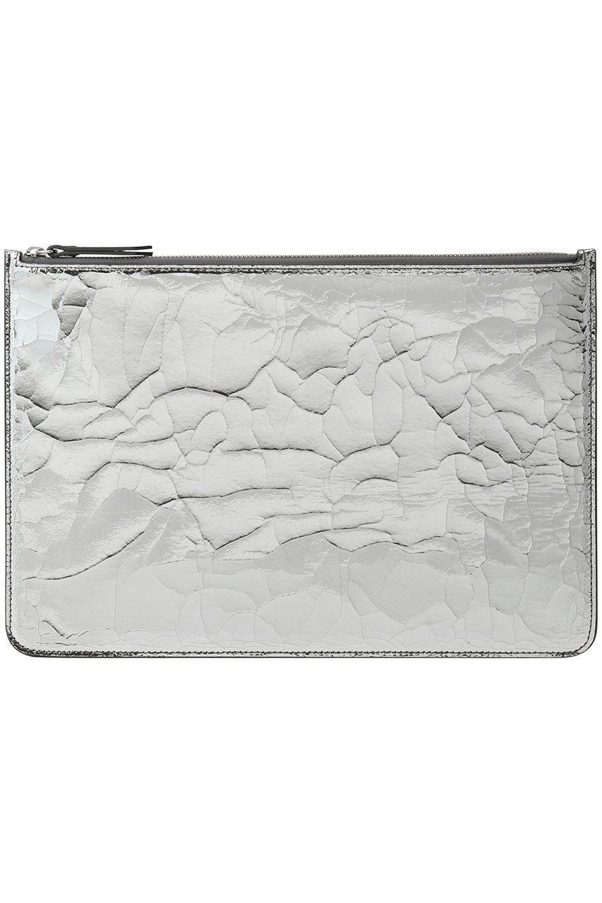 【メゾン マルジェラ/MAISON MARGIELA】の【UNISEX】ラージ ポーチ インテリア・キッズ・メンズ・レディースファッション・服の通販 founy(ファニー) 　ファッション　Fashion　レディースファッション　Fashion for Women　ポーチ&ミニバッグ　Pouches & Mini Bags　ユニセックス　Unisex, Genderless　ギフト プレゼント　Gift / Present　クラッチ　Clutch, Clutch Bag　シンプル　Simple, Minimal　フォルム　Silhouette, Form　ポーチ　Pouch, Small Case　シルバー/ブラック|ID: prp329100004750170 ipo3291000000035454977
