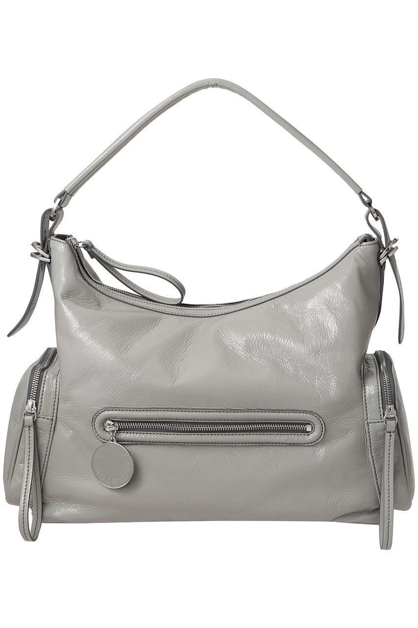 【ステラ マッカートニー/STELLA McCARTNEY】のDartmoor クラックドパテントショルダーバッグ インテリア・キッズ・メンズ・レディースファッション・服の通販 founy(ファニー)  ファッション Fashion レディースファッション Fashion for Women バッグ Bags シンプル Simple, Minimal ポケット Pocket, Pocket Detail 新作・新入荷 New Arrivals / New In ライトグレー|ID: prp329100004750172 ipo3291000000034346990