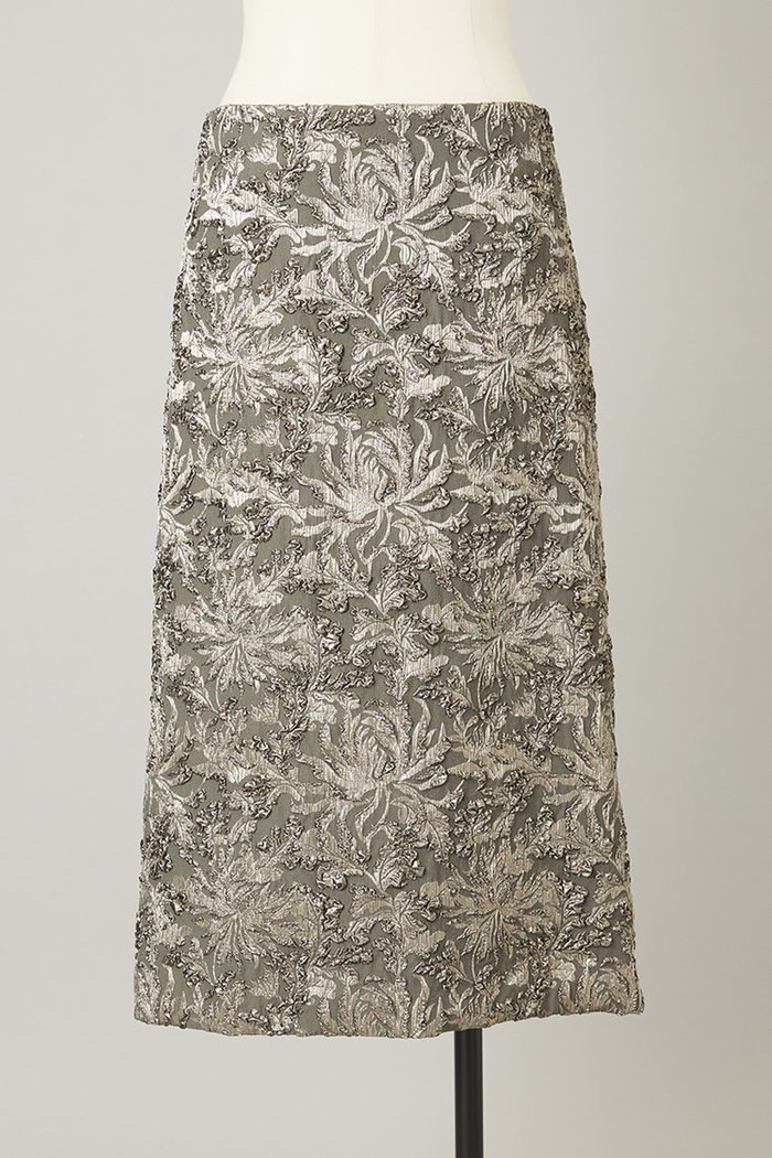 【オーヴィル/EAUVIRE】のジャカードスカート インテリア・キッズ・メンズ・レディースファッション・服の通販 founy(ファニー) https://founy.com/ ファッション Fashion レディースファッション Fashion for Women スカート Skirts ジャカード／ジャガード Jacquard, Woven Pattern ストレッチ Stretch, Stretchy Fabric フランス France, French ミドル Middle Length, Mid Height リラックス Relax, Relaxed Fit |ID: prp329100004750173 ipo3291000000035667424