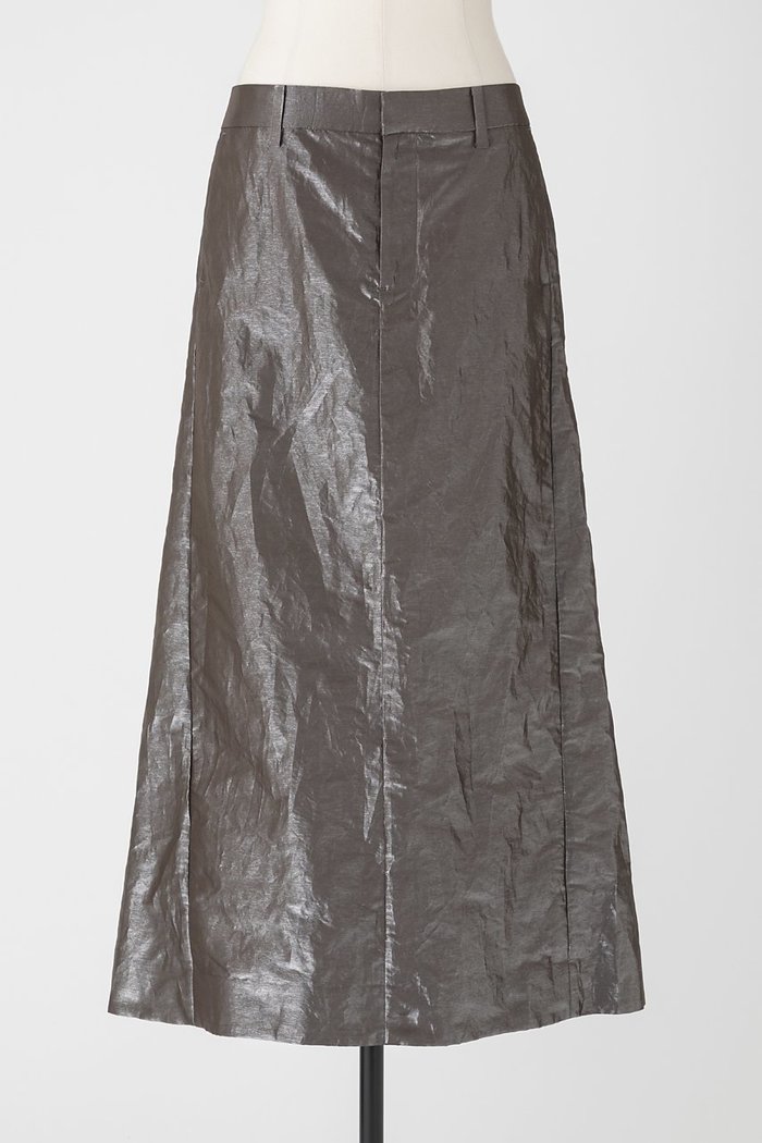 【オーヴィル/EAUVIRE】のシャイニーバックフレアスカート インテリア・キッズ・メンズ・レディースファッション・服の通販 founy(ファニー) https://founy.com/ ファッション Fashion レディースファッション Fashion for Women スカート Skirts Aライン・フレアスカート A-Line & Flared Skirts バッグ Bags ストレート Straight, Straight Cut タンブラー Tumbler, Travel Mug フレア Flare, Flared フロント Front, Front Design メタリック Metallic, Shiny Finish エレガント 上品 Elegant |ID: prp329100004750175 ipo3291000000035923829