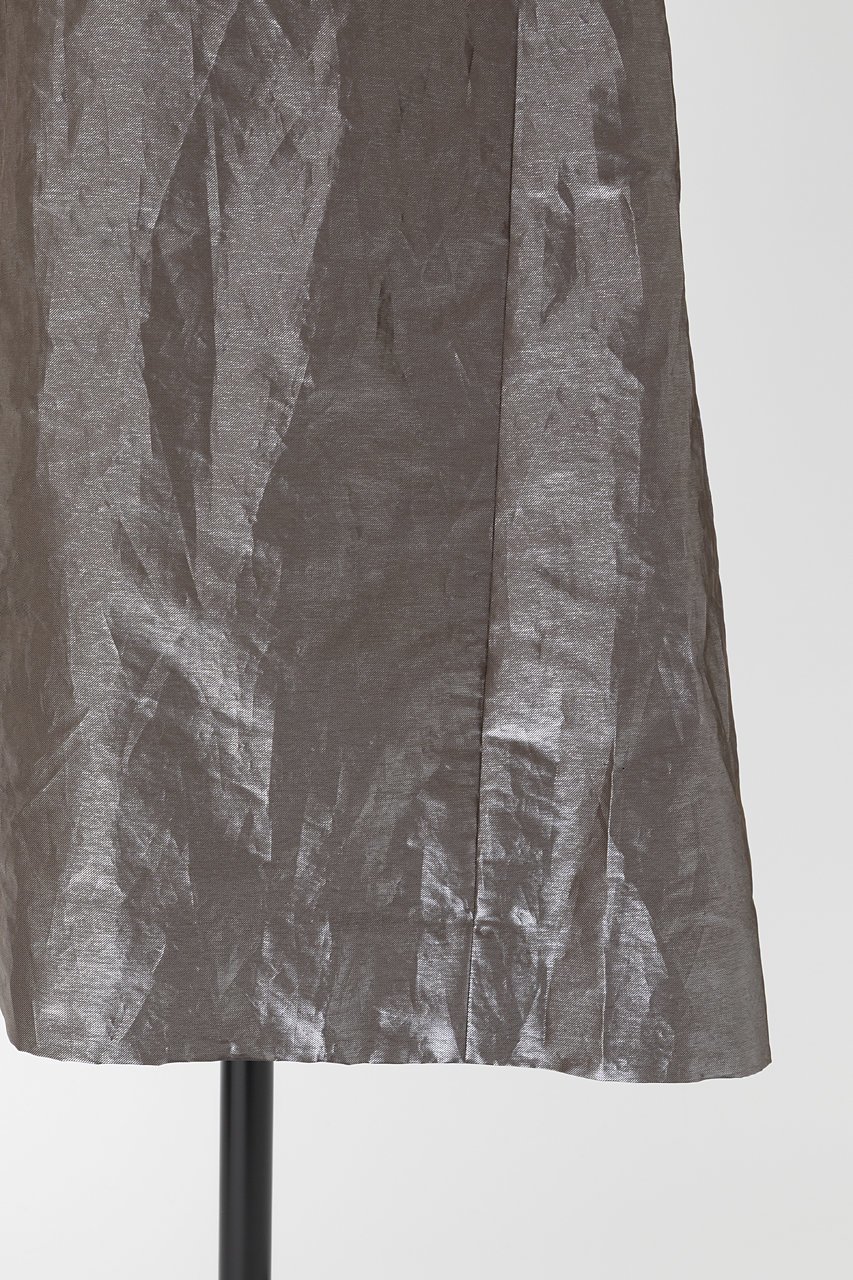 【オーヴィル/EAUVIRE】のシャイニーバックフレアスカート 人気、トレンドファッション・服の通販 founy(ファニー) 　ファッション　Fashion　レディースファッション　Fashion for Women　スカート　Skirts　Aライン・フレアスカート　A-Line & Flared Skirts　バッグ　Bags　ストレート　Straight, Straight Cut　タンブラー　Tumbler, Travel Mug　フレア　Flare, Flared　フロント　Front, Front Design　メタリック　Metallic, Shiny Finish　エレガント 上品　Elegant　other-5|ID: prp329100004750175 ipo3291000000035923833