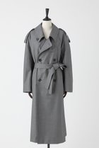 【オーヴィル/EAUVIRE】のワイドトレンチコート 人気、トレンドファッション・服の通販 founy(ファニー) ファッション Fashion レディースファッション Fashion for Women アウター Coat / Outerwear Collection コート・ロングコート・ピーコート Long Coats, Peacoats & More トレンチコート / 春秋の定番アウター Trench Coats スタイリッシュ Stylish, Fashionable スーツ Suit, Formalwear トレンチ Trench, Trench Coat ボンディング Bonding, Bonded Fabric メンズ Men's, Menswear ラグジュアリー Luxury, Elegant ロング Long, Long-Length ワイド Wide, Wide Fit 新作・新入荷 New Arrivals / New In thumbnail シャークスキン|ID: prp329100004750176 ipo3291000000034347024
